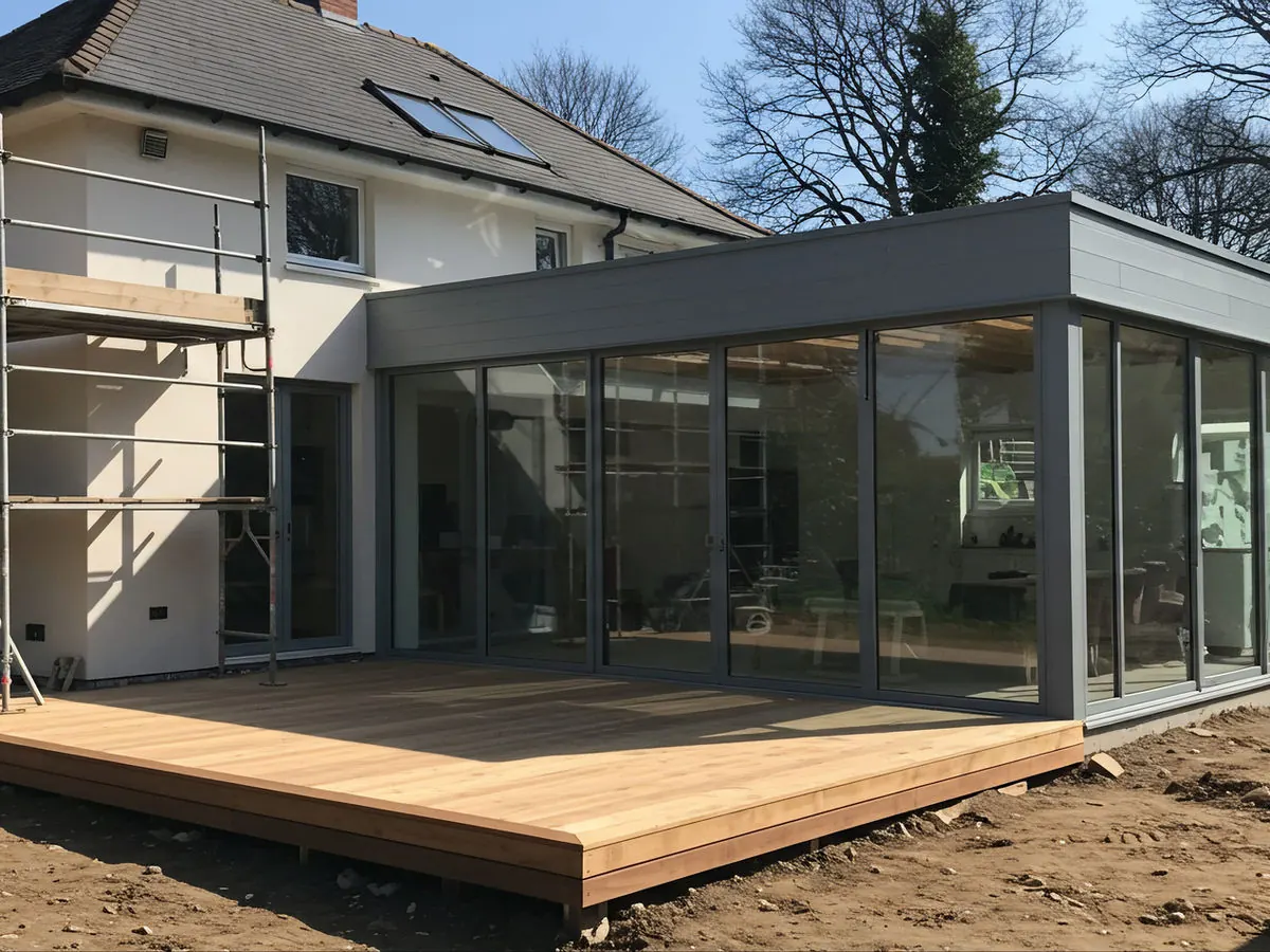 A modern home extension by Total Building North West